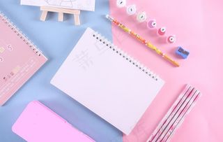 文具组合摄影图片