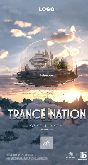 夜店概念海报图片