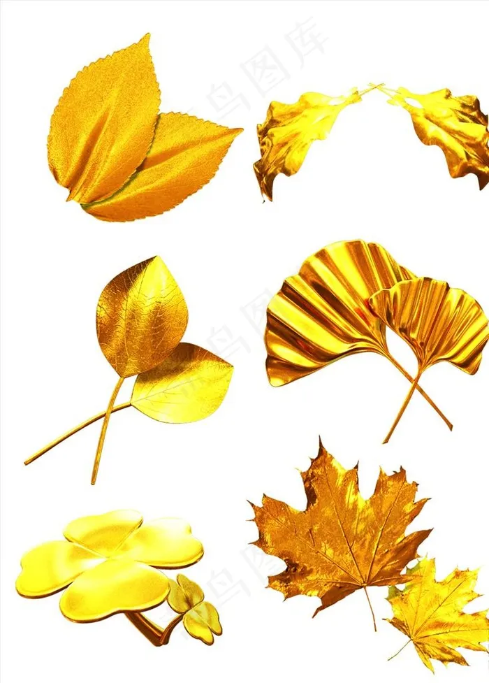 金叶子图片psd模版下载
