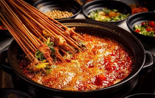 串串香火锅图片