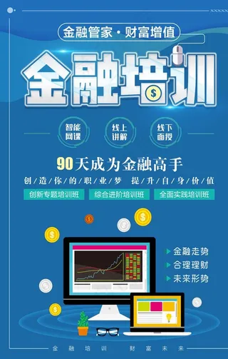 金融培训海报图片