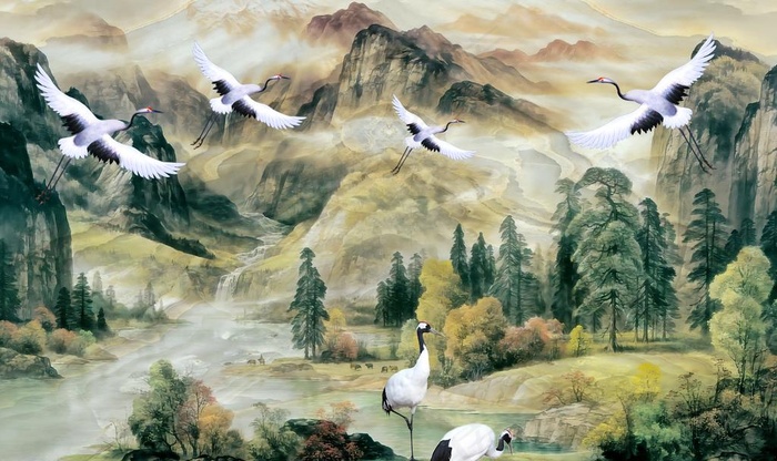 山水画图片(9068X5667(DPI:72))psd模版下载