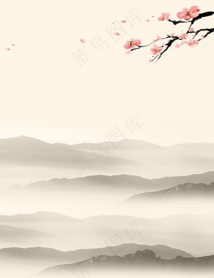 中国风背景图片(1024X1369(DPI:300))psd模版下载