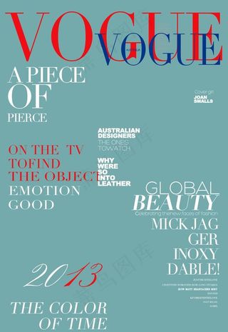 英文 时尚杂志 人像  字体图片