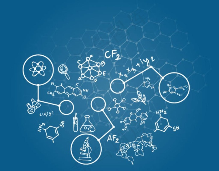 化学元素   素材    小图图片ai矢量模版下载