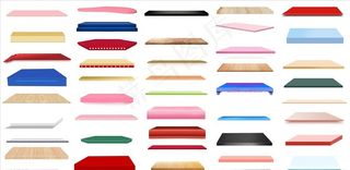 化妆品展台商品置物台png图片