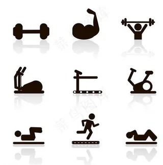 健身图标健身设计图片