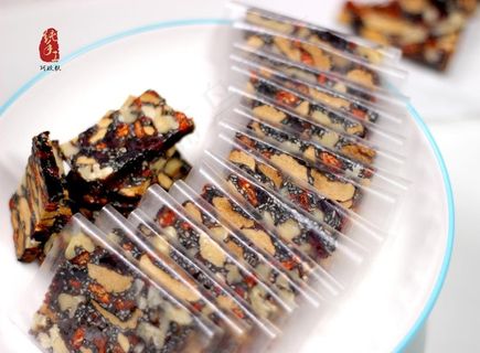 纯手工阿胶糕食物图图片