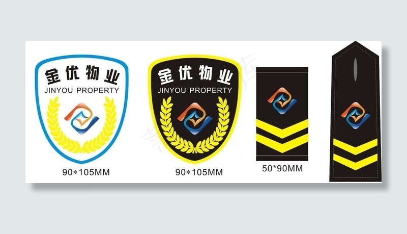 金优物业图片cdr矢量模版下载