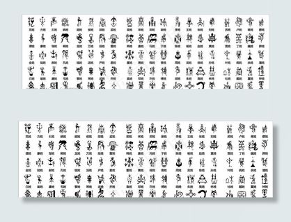 100款姓氏图腾素材图片