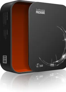 黑色包装盒图片