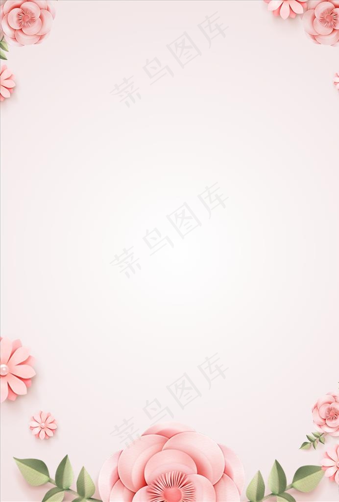 粉色背景 美容背景图片cdr矢量模版下载