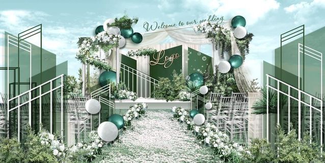 绿色森系婚礼图片 绿色森系婚礼图片