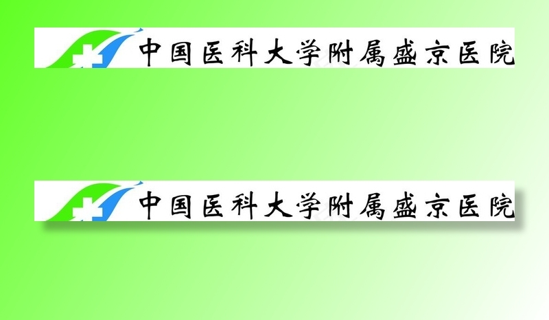中国医科大学附属盛京医院标志图片cdr矢量模版下载