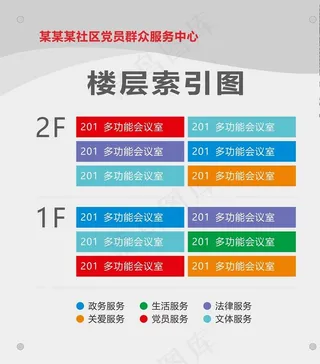 楼层索引图图片