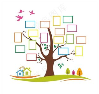 照片墙 装饰墙  幼儿园照片图片