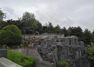 景区风光  假山图片