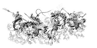 三英战吕布图片