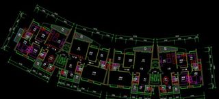 标准层平面图图片