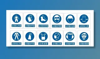 职业危险标识图片