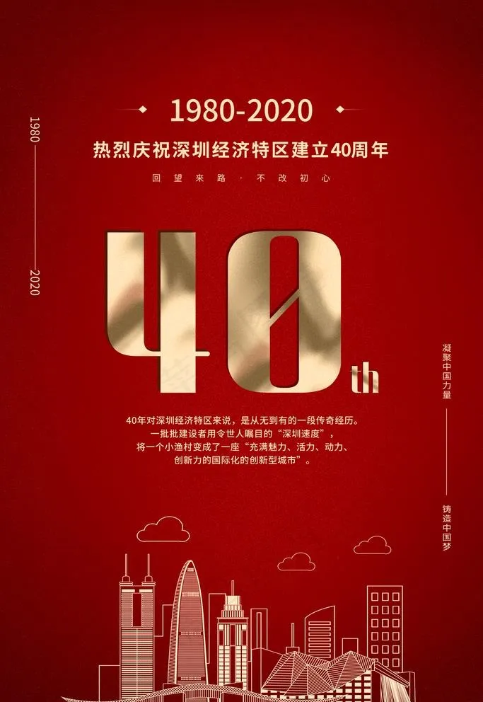 深圳40周年图片(3543X5315(DPI:150))psd模版下载