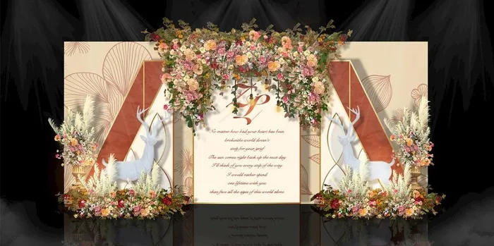 泰系婚礼设计图片psd模版下载