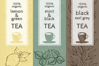 茶叶包装矢量模板图片