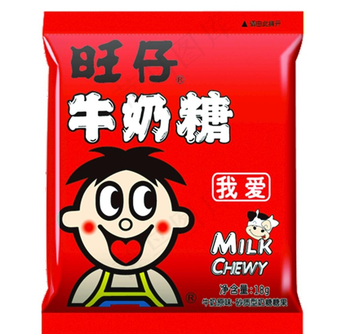 旺仔牛奶糖图片psd模版下载