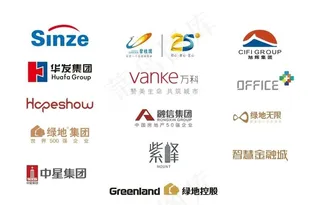 知名地产集团LOGO 矢量图片