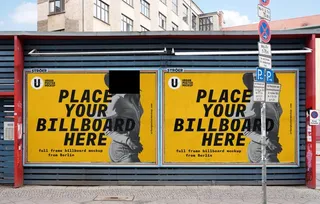 户外广告样机图片