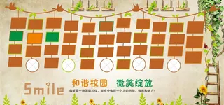 班级笑脸墙图片