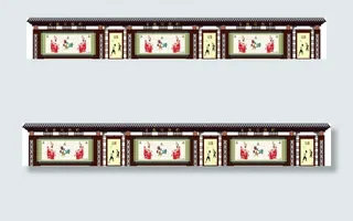 仿古宣传栏图片