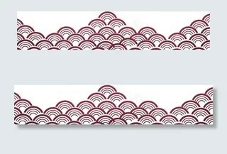 波浪波纹底纹纹理底框背景素材图片