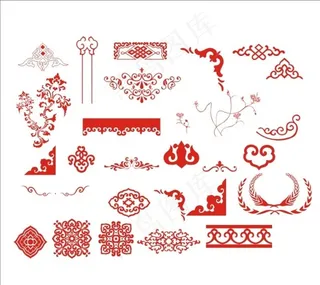 古典花纹边框图片