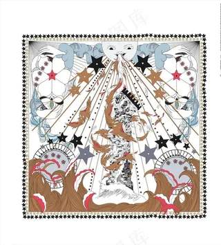 塔罗牌图腾矢量图下载图片