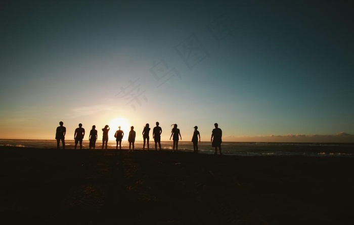 看日出的好朋友图片