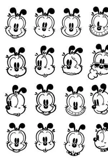 矢量巴布豆卡通系列1图片