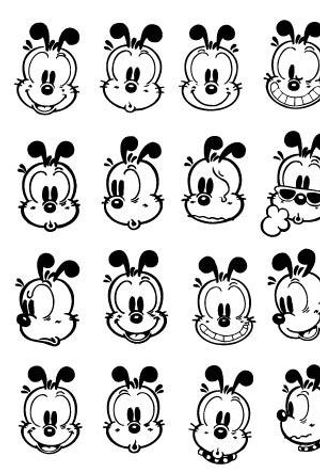 矢量巴布豆卡通系列1图片