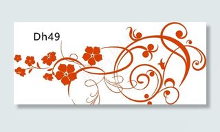 花朵单花花纹矢量图图片