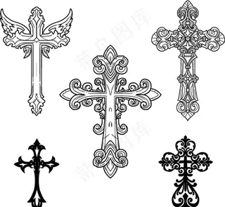 十字架图案花纹图片