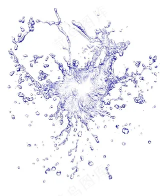 补水产品水花效果图片