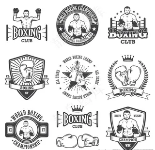 拳击徽章图片