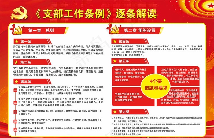 支部工作条例图片(4898X3307(DPI:80))psd模版下载