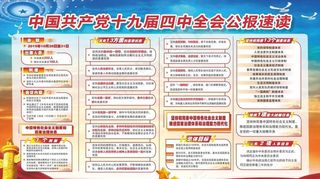 十九届四中全会速读图片