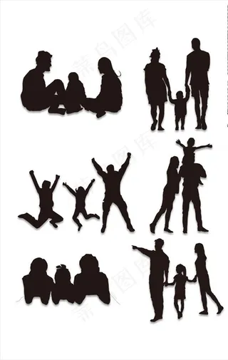 人物剪影图片