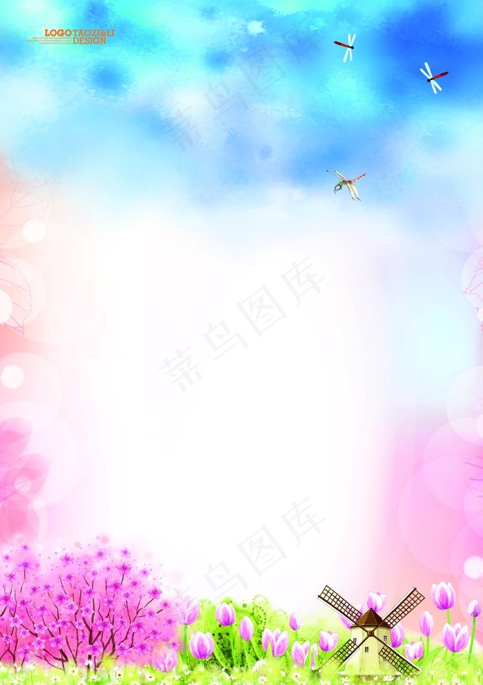 浪漫温馨花朵花卉背景图片