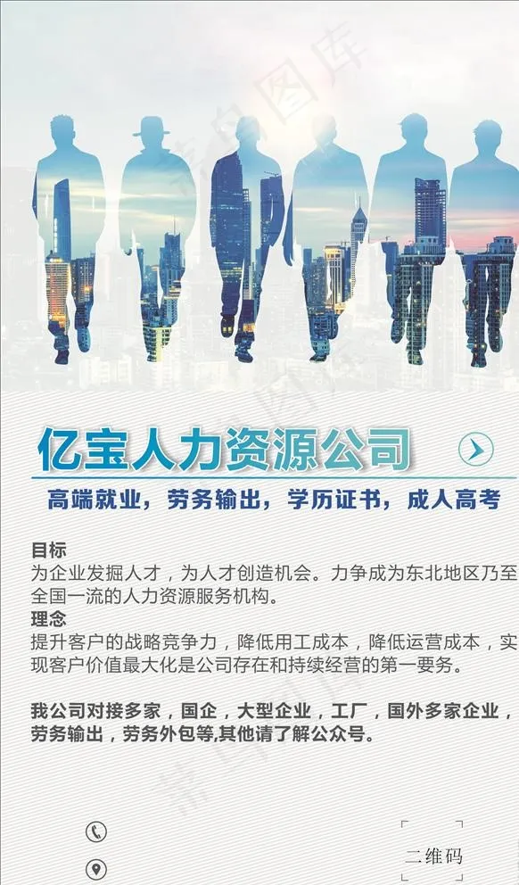 人力资源图片cdr矢量模版下载