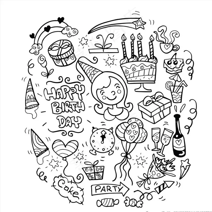涂鸦插画图片