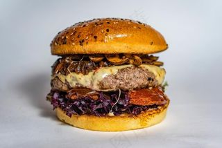 汉堡菜鸟图库片