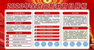 国防教育日图片